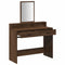 vidaXL Dressing Table with Drawers Brown Oak 100x41x140 cm