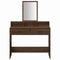 vidaXL Dressing Table with Drawers Brown Oak 100x41x140 cm