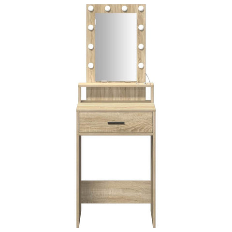 vidaXL Dressing Table Brown 50 x 41 x 140 cm Engineered wood