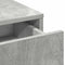 vidaXL Dressing Table with LED Lights Concrete Grey 50x41x140 cm