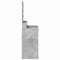 vidaXL Dressing Table with LED Lights Concrete Grey 50x41x140 cm