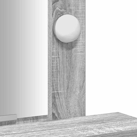 vidaXL Dressing Table Grey 50 x 41 x 140 cm Engineered wood