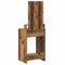 vidaXL Dressing Table with LED Lights Old Wood 50x41x140 cm