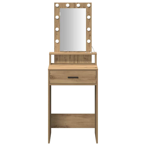 vidaXL Dressing Table Brown 50 x 41 x 140 cm Engineered wood
