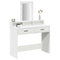 vidaXL Dressing Table with LED Lights White 100x41x140 cm