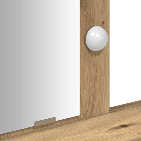 vidaXL Dressing Table Brown 100 x 41 x 140 cm Engineered wood