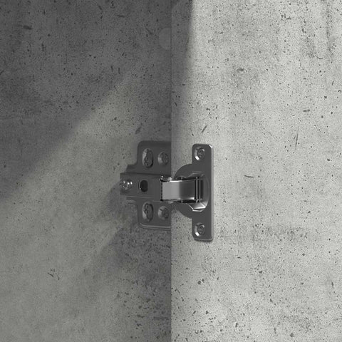 vidaXL Dressing Table Light Grey 102 x 33 x 135 cm Engineered wood