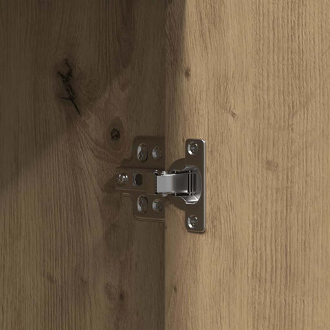 vidaXL Dressing Table Brown 102 x 33 x 135 cm Engineered wood