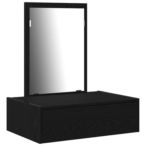 vidaXL Dressing Table Black 60 x 40 x 70 cm Engineered wood
