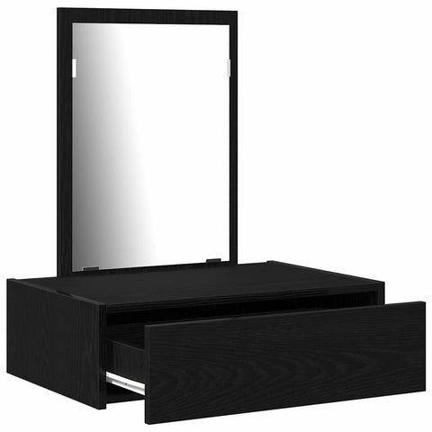 vidaXL Dressing Table Black 60 x 40 x 70 cm Engineered wood