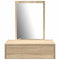 vidaXL Dressing Table Brown 60 x 40 x 70 cm Engineered wood