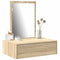 vidaXL Dressing Table Brown 60 x 40 x 70 cm Engineered wood