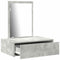 vidaXL Dressing Table with Drawer Grey 60 x 40 x 70 cm Engineered wood
