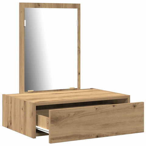 vidaXL Dressing Table Brown 60 x 40 x 70 cm Engineered wood