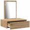 vidaXL Dressing Table Brown 60 x 40 x 70 cm Engineered wood
