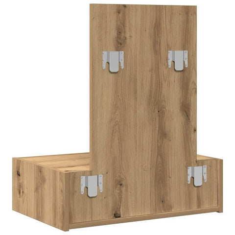 vidaXL Dressing Table Brown 60 x 40 x 70 cm Engineered wood