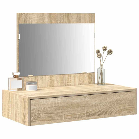 vidaXL Dressing Table Brown 83 x 40 x 70 cm Engineered wood