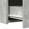 vidaXL Wall Hanging Dressing Table Concrete Grey 83x40x70 cm