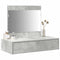 vidaXL Wall Hanging Dressing Table Concrete Grey 83x40x70 cm