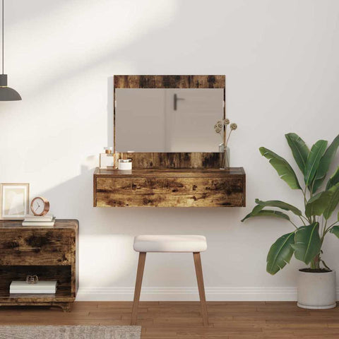 vidaXL Dressing Table Brown 83 x 40 x 70 cm Engineered wood