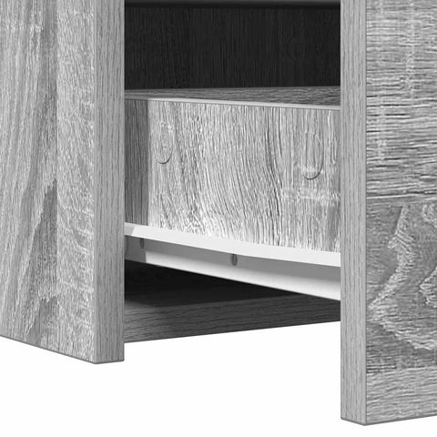vidaXL Dressing Table with Drawer Grey 83 x 40 x 70 cm Engineered wood