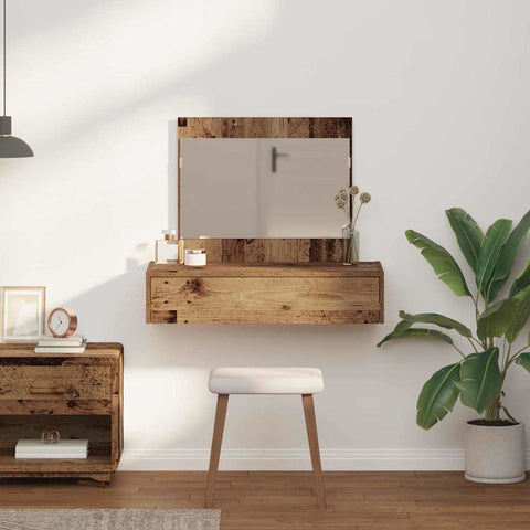 vidaXL Dressing Table Brown 83 x 40 x 70 cm Engineered wood