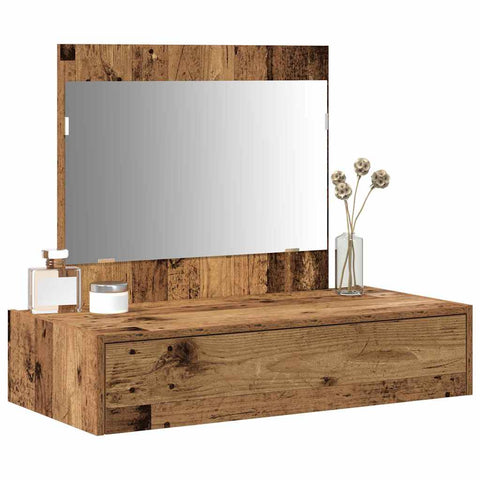 vidaXL Dressing Table Brown 83 x 40 x 70 cm Engineered wood