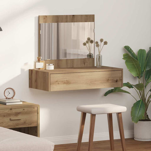 vidaXL Dressing Table Brown 83 x 40 x 70 cm Engineered wood