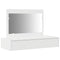 vidaXL Dressing Table White 100 x 40 x 70 cm Engineered wood
