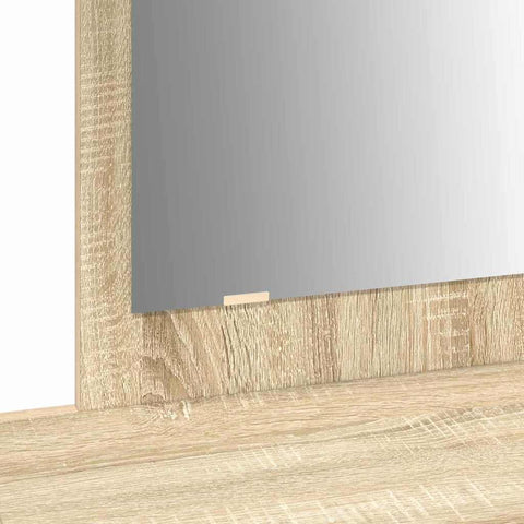 vidaXL Dressing Table Brown 100 x 40 x 70 cm Engineered wood