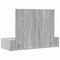 vidaXL Dressing Table Grey 100 x 40 x 70 cm Engineered wood