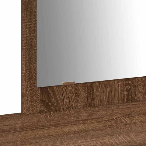vidaXL Dressing Table Brown 100 x 40 x 70 cm Engineered Wood