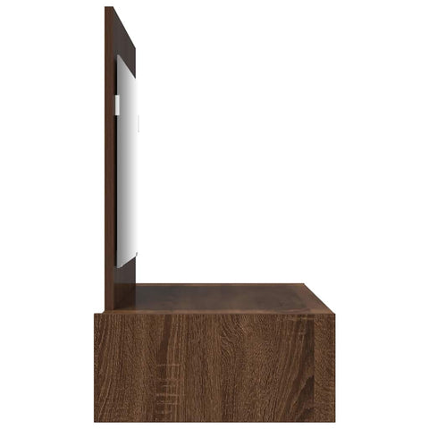 vidaXL Dressing Table Brown 100 x 40 x 70 cm Engineered Wood