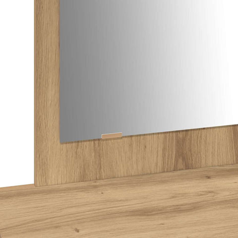 vidaXL Wall Hanging Dressing Table Artisan Oak 100x40x70 cm