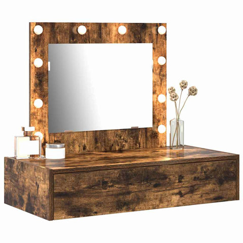 vidaXL Dressing Table Brown 83 x 40 x 70 cm Engineered wood
