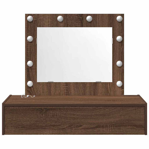 vidaXL Dressing Table Brown 83 x 40 x 70 cm Engineered wood