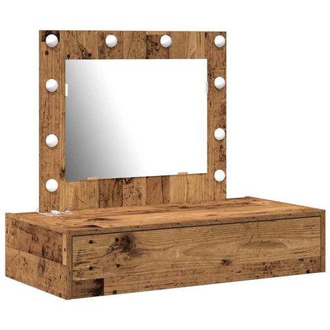 vidaXL Dressing Table Brown 83 x 40 x 70 cm Engineered wood