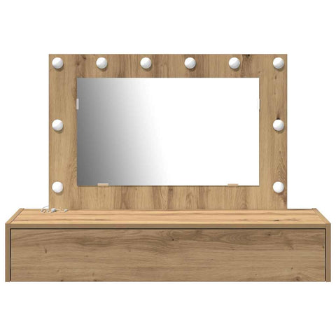 vidaXL Dressing Table Brown 100 x 40 x 70 cm Engineered wood