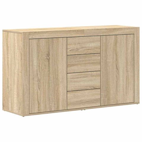 vidaXL Sideboard Sonoma Oak 120 x 36 x 69 cm Engineered Wood