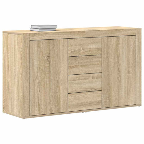 vidaXL Sideboard Sonoma Oak 120 x 36 x 69 cm Engineered Wood