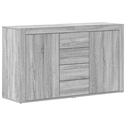 vidaXL Sideboard Grey Sonoma 120 x 36 x 69 cm Engineered Wood