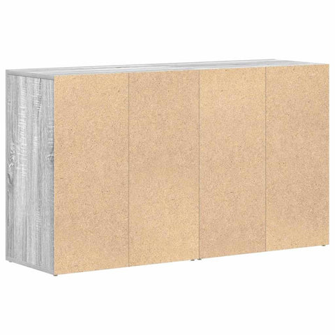 vidaXL Sideboard Grey Sonoma 120 x 36 x 69 cm Engineered Wood