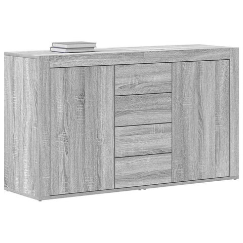 vidaXL Sideboard Grey Sonoma 120 x 36 x 69 cm Engineered Wood