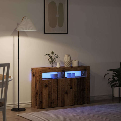 vidaXL Sideboard Old wood 116 x 30 x 75 cm Engineered wood