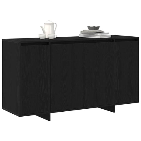 vidaXL Sideboard Black oak 120 x 41 x 75 cm Engineered wood