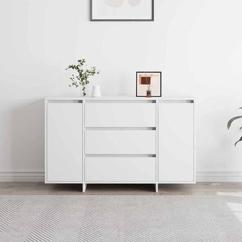 vidaXL Sideboard with Drawer White 120 x 41 x 75 cm Engineered wood