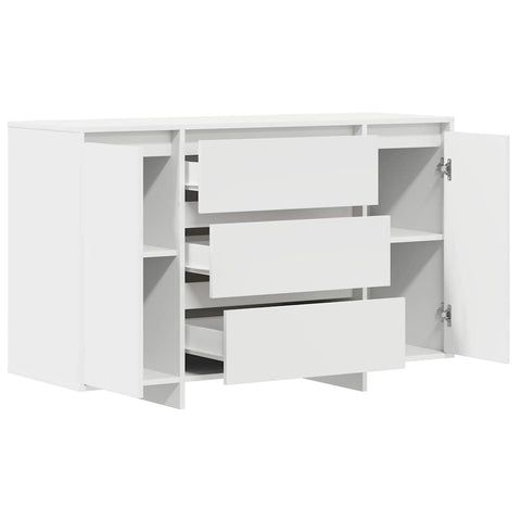 vidaXL Sideboard with Drawer White 120 x 41 x 75 cm Engineered wood