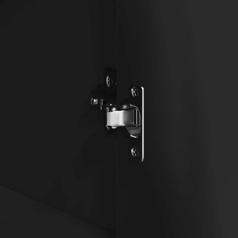 vidaXL Sideboard with Drawer Black 120 x 41 x 75 cm Engineered wood