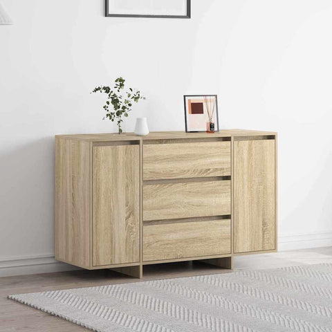 vidaXL Sideboard Sonoma oak 120 x 41 x 75 cm Engineered wood