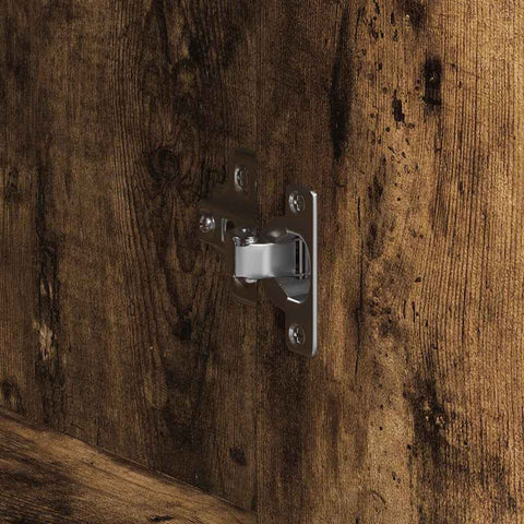 vidaXL Sideboard Smoked oak 120 x 41 x 75 cm Engineered wood